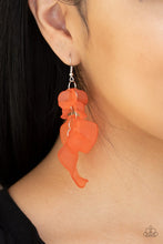 Load image into Gallery viewer, Paparazzi Accessories ❋Fragile Florals - Orange Earrings❋ Flat Rate Ship $4.50❋