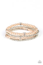 Load image into Gallery viewer, pittmanbling-and-jewelry-inc-presentsfiercely-frosted-brown-bracelet-paparazzi-accessories