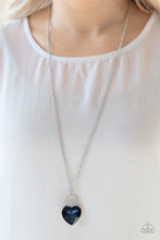 Load image into Gallery viewer, Paparazzi Accessories ❋Locked in Love - Blue Necklace❋ Flat Rate Ship $4.50❋