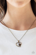 Load image into Gallery viewer, Paparazzi Accessories ⚘ Heart Full of Love - Brass Necklace⚘ Flat Rate Ship $4.50 ⚘