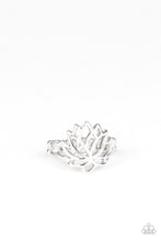Load image into Gallery viewer, pittmanbling-and-jewelry-inc-presentslotus-lover-silver-ring-paparazzi-accessories