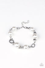 Load image into Gallery viewer, pittmanbling-and-jewelry-inc-presentsboardroom-baller-white-bracelet-paparazzi-accessories
