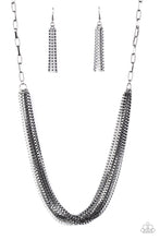 Load image into Gallery viewer, pittmanbling-and-jewelry-inc-presentsbeat-box-queen-black-necklace-paparazzi-accessories