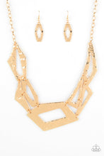 Load image into Gallery viewer, brought-to-you-by-pbjincbreak-the-mold-gold-necklace-paparazzi-accessories
