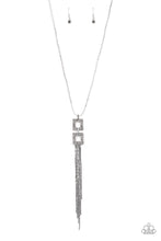 Load image into Gallery viewer, brought-to-you-by-pbjinctimes-square-stunner-silver-necklace-paparazzi-accessories