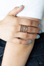 Load image into Gallery viewer, Paparazzi Accessories ⚘ Guru Garden - Copper Ring⚘ Flat Rate Ship $4.50 ⚘