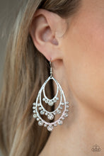 Load image into Gallery viewer, Paparazzi Accessories ❋Break Out In TIERS - White Earrings❋ Flat Rate Ship $4.50❋