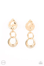 Load image into Gallery viewer, pittmanbling-and-jewelry-inc-presentsreshaping-refinement-gold-clip-on-paparazzi-accessories