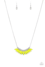 Load image into Gallery viewer, pittmanbling-and-jewelry-inc-presentsextra-extravaganza-yellow-necklace-paparazzi-accessories