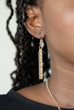 Load image into Gallery viewer, Paparazzi Accessories ⚘ Catch a Fallen Star - Gold Necklace⚘ Flat Rate Ship $4.50 ⚘