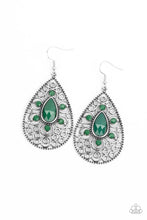 Load image into Gallery viewer, pittmanbling-and-jewelry-inc-presentsmodern-garden-green-earrings-paparazzi-accessories