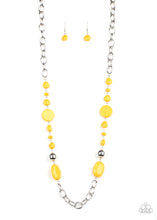 Load image into Gallery viewer, pittmanbling-and-jewelry-inc-presentswhen-i-glow-up-yellow-necklace-paparazzi-accessories