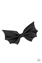 Load image into Gallery viewer, Paparazzi Accessories ⚘ A Bit Batty - Black Hair Clip⚘ Flat Rate Ship $4.50 ⚘