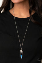 Load image into Gallery viewer, Paparazzi Accessories ⚘ Spontaneous Sparkle - Blue Necklace⚘ Flat Rate Ship $4.50 ⚘