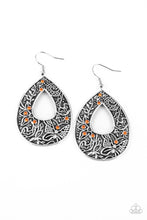 Load image into Gallery viewer, pittmanbling-and-jewelry-inc-presentsbotanical-butterfly-orange-earrings-paparazzi-accessories
