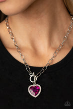 Load image into Gallery viewer, Paparazzi Accessories ⚘ Check Your Heart Rate - Pink Necklace⚘ Flat Rate Ship $4.50 ⚘