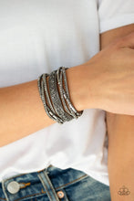 Load image into Gallery viewer, Paparazzi Accessories ⚘ Punk Prowess - Silver Bracelet⚘ Flat Rate Ship $4.50 ⚘