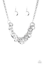 Load image into Gallery viewer, pittmanbling-and-jewelry-inc-presentsringing-in-the-bling-silver-necklace-paparazzi-accessories