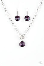 Load image into Gallery viewer, pittmanbling-and-jewelry-inc-presentsshe-sparkles-on-purple-necklace-paparazzi-accessories