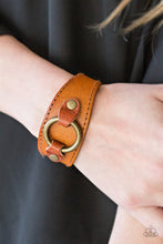 Load image into Gallery viewer, Paparazzi Accessories ❋Western Wrangler - Brown Bracelet❋ Flat Rate Ship $4.50❋
