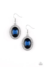 Load image into Gallery viewer, brought-to-you-by-pbjinconly-fame-in-town-blue-earrings-paparazzi-accessories

