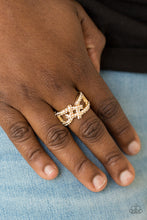 Load image into Gallery viewer, Paparazzi Accessories ❋Can Only Go UPSCALE From Here - Gold Ring❋ Flat Rate Ship $4.50❋
