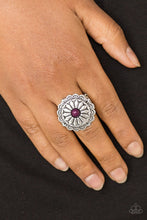 Load image into Gallery viewer, Paparazzi Accessories ❋Daringly Daisy - Purple Ring❋ Flat Rate Ship $4.50❋
