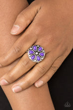 Load image into Gallery viewer, Paparazzi Accessories ❋Color Me Calla Lily - Purple Ring❋ Flat Rate Ship $4.50❋
