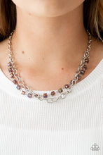 Load image into Gallery viewer, Paparazzi Accessories ❋Block Party Princess - Purple Necklace❋ Flat Rate Ship $4.50❋
