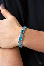 Load image into Gallery viewer, Paparazzi Accessories ❋Take A Moment To Reflect - Blue Bracelet❋ Flat Rate Ship $4.50❋
