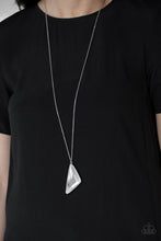 Load image into Gallery viewer, Paparazzi Accessories ❋Ultra Sharp - White Necklace❋ Flat Rate Ship $4.50❋
