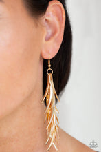 Load image into Gallery viewer, Paparazzi Accessories ❋Tasseled Talons - Gold Earrings❋ Flat Rate Ship $4.50❋

