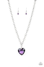 Load image into Gallery viewer, brought-to-you-by-pbjincflirtatiously-flashy-purple-necklace-paparazzi-accessories
