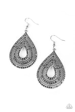 Load image into Gallery viewer, brought-to-you-by-pbjinc5th-avenue-attraction-silver-earrings-paparazzi-accessories
