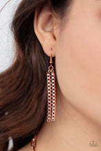 Load image into Gallery viewer, Paparazzi Accessories ❋Beat Box Queen - Copper Necklace❋ Flat Rate Ship $4.50❋
