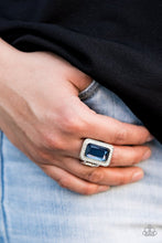 Load image into Gallery viewer, Paparazzi Accessories ❋Crown Jewel Jubilee - Blue Ring❋ Flat Rate Ship $4.50❋
