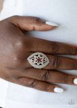 Load image into Gallery viewer, Paparazzi Accessories ❋Glammed Up Gardens - Red Ring❋ Flat Rate Ship $4.50❋
