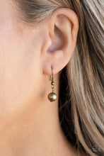 Load image into Gallery viewer, Paparazzi Accessories ❋Beaded Beacon - Brass Necklace❋ Flat Rate Ship $4.50❋
