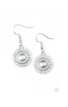 Load image into Gallery viewer, brought-to-you-by-pbjinctake-a-vow-white-earrings-paparazzi-accessories
