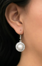 Load image into Gallery viewer, Paparazzi Accessories ❋Take a Vow - White Earrings❋ Flat Rate Ship $4.50❋
