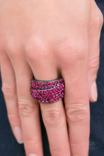 Load image into Gallery viewer, Paparazzi Accessories ⚘ The Millionaires Club - Pink Ring⚘ Flat Rate Ship $4.50 ⚘
