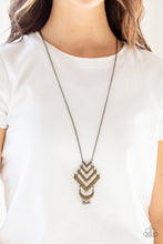 Load image into Gallery viewer, Paparazzi Accessories ❋Artisan Edge - Brass Necklace❋ Flat Rate Ship $4.50❋
