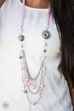 Load image into Gallery viewer, Paparazzi Accessories ⚘ All The Trimmings - Pink Necklace⚘ Flat Rate Ship $4.50 ⚘
