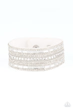 Load image into Gallery viewer, pittmanbling-and-jewelry-inc-presentsrebel-radiance-white-bracelet-paparazzi-accessories
