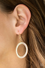 Load image into Gallery viewer, Paparazzi Accessories ⚘ Bubbly Babe - Gold Earrings⚘ Flat Rate Ship $4.50 ⚘
