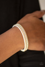 Load image into Gallery viewer, Paparazzi Accessories ⚘ Babe Bling - White Bracelet⚘ Flat Rate Ship $4.50 ⚘

