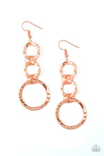 Load image into Gallery viewer, pittmanbling-and-jewelry-inc-presentsradical-revolution-copper-earrings-paparazzi-accessories
