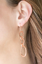 Load image into Gallery viewer, Paparazzi Accessories ⚘ Radical Revolution - Copper Earrings⚘ Flat Rate Ship $4.50 ⚘
