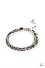 Load image into Gallery viewer, pittmanbling-and-jewelry-inc-presentsindustrial-icon-black-bracelet-paparazzi-accessories
