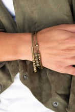Load image into Gallery viewer, Paparazzi Accessories ⚘ Industrial Instincts - Brass Bracelet⚘ Flat Rate Ship $4.50 ⚘
